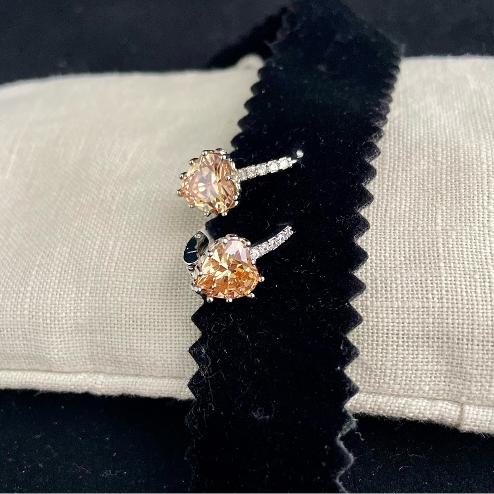 Elegant Gold and Silver Women's Earrings
